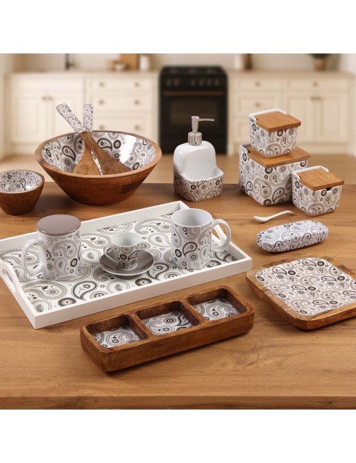 NOIRA WOODEN TRAY MODEL 45CM