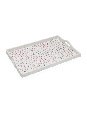 FLORA WOODEN TRAY MODEL 45CM