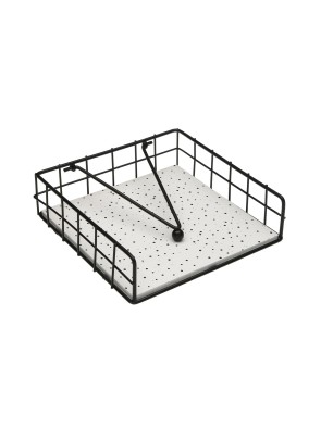 NEBULA MODELL SERVIETTENHALTER AUS METALL