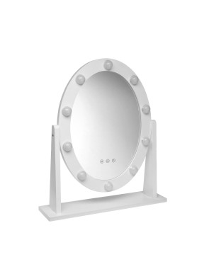 OVAL MIRROR WITH LED LIGHTS MODEL LUME
