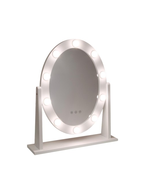 OVAL MIRROR WITH LED LIGHTS MODEL LUME