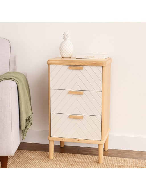 COMMODE À 3 TIROIRS MODÈLE KIORA