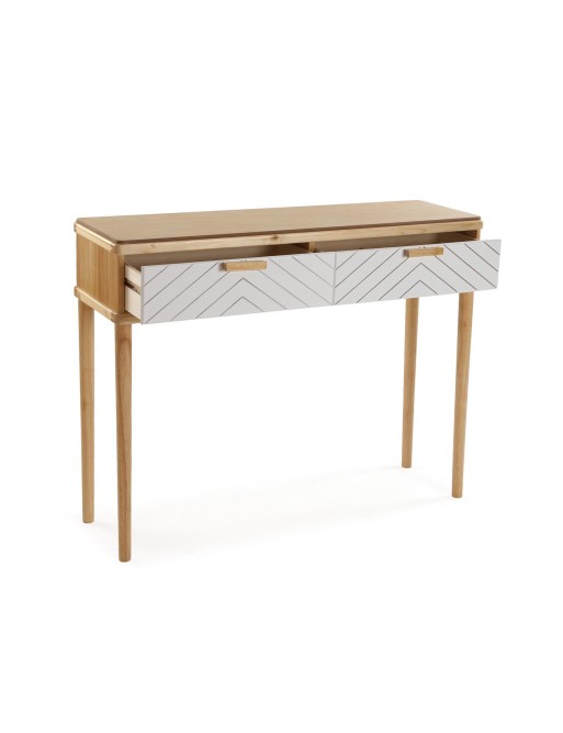 CONSOLA CON 2 CAJONES MODELO KIORA 78x100x30 CM