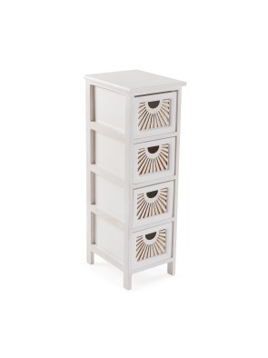 BATHROOM CHEST OF DRAWERS WITH 4 DRAWERS MODEL MYRA