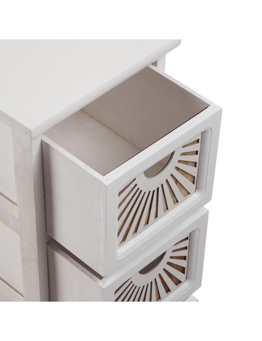 KOMMODE FÜR BADEZIMMER MIT 3 SCHUBLADEN MODELL MYRA WEISS