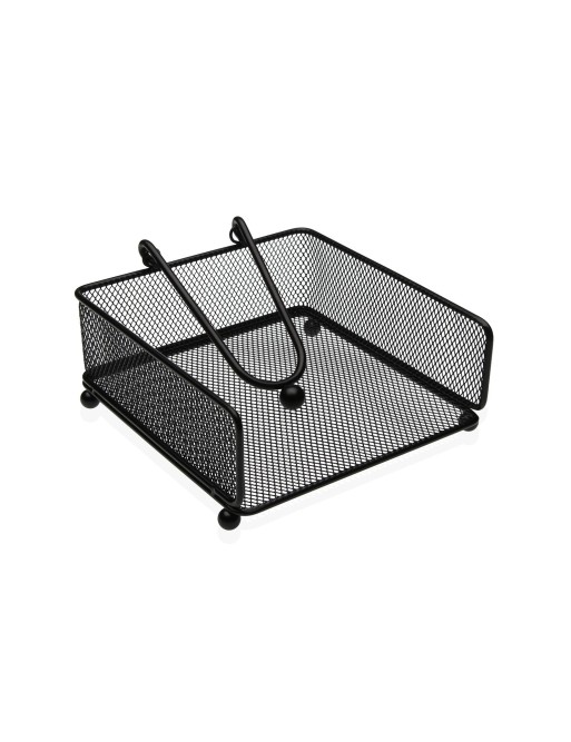 BLACK VARA MODEL METALLIC NAPKIN HOLDER
