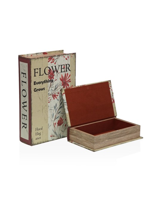 LOT DE 2 LIVRES DE DÉCORATION MODÈLE FLORECE