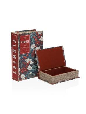 SET MIT 2 BLUMENDUFT MODELL DEKORATION BÜCHER