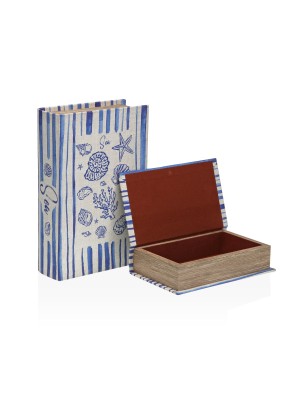 SET DE 2 LIBROS DE ALMACENAJE MODELO MARINAE