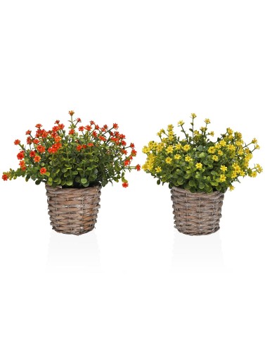 ASSORTMENT OF TWO ARTIFICIAL IMMORTELLE POTS MODEL