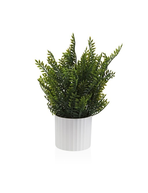 JARDINIÈRE AVEC PLANTE ARTIFICIELLE MODÈLE HERBE 26 CM