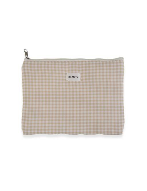 NECESER MODELO FORMATO VICHY BEIGE 27X19CM