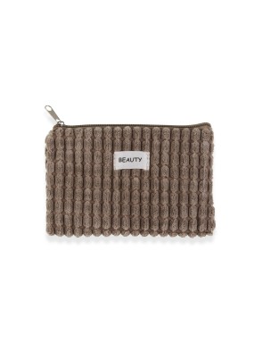 TROUSSE DE TOILETTE MODÈLE BEAUTÉ KAKI 17X12CM