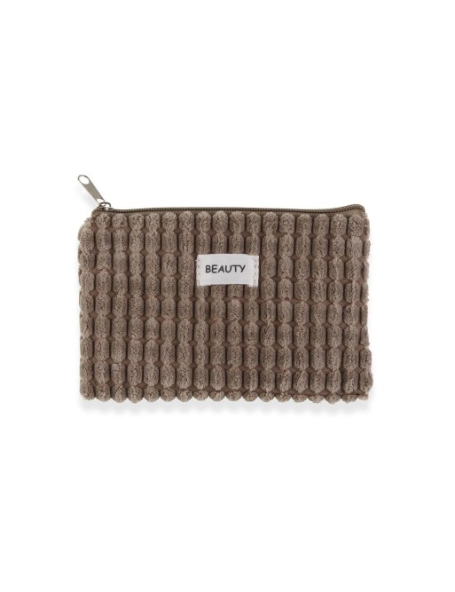 TROUSSE DE TOILETTE MODÈLE BEAUTÉ KAKI 17X12CM TROUSSE DE TOILETTE MODÈLE BEAUTÉ KAKI 17X12CM