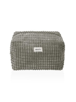 TROUSSE DE TOILETTE MODÈLE BEAUTÉ GRAND GRIS