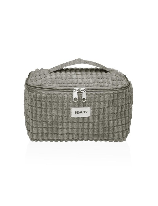 BEAUTY MODEL TOILETRY BAG GREY WITH HANDLE BEAUTY MODEL TOILETRY BAG GREY WITH HANDLE