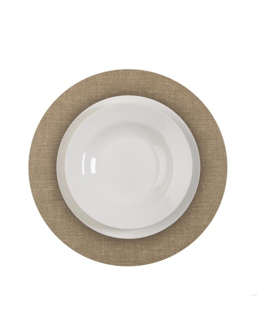SET DE TABLE LIOR BEIGE CLAIR OU MODÈLE NAPPERON