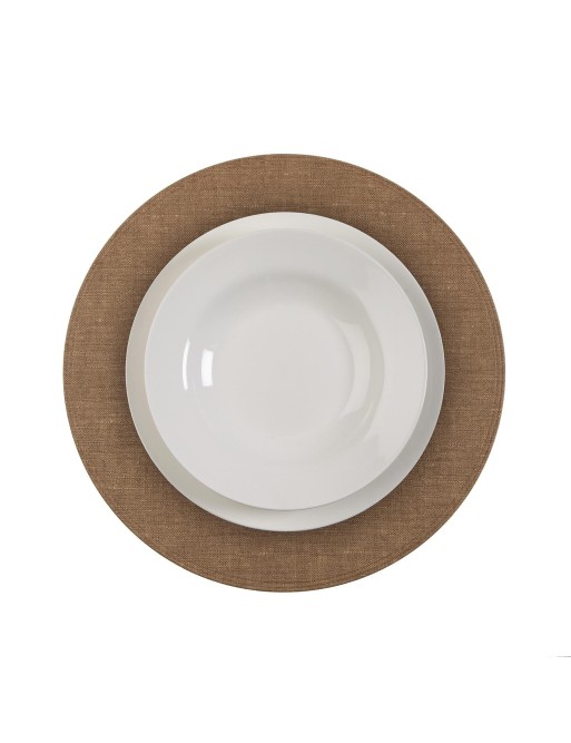 SET DE TABLE OU SET DE TABLE MODÈLE LIOR BEIGE FONCÉ