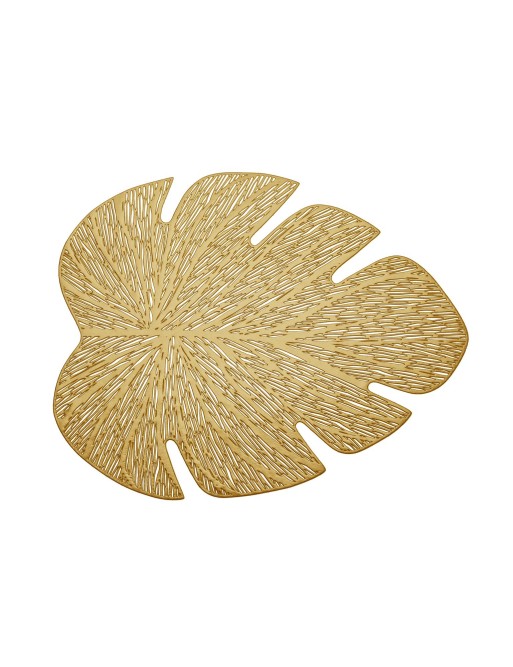 SET DE TABLE OU NAPPE INDIVIDUELLE MODÈLE FEUILLE D’OR