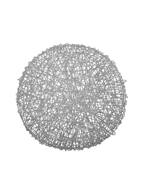 SALVAMANTEL O MANTEL INDIVIDUAL MODELO SFERA PLATEADO