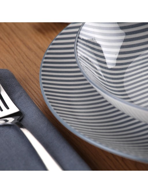 TRAZZO BLUE MODEL GESCHIRR 18-TEILIG