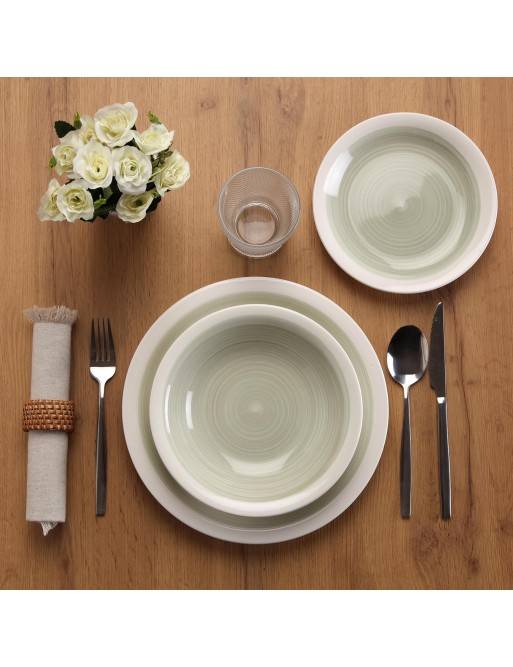 ART DE LA TABLE MODÈLE ORBIS GRIS 18 PIÈCES ART DE LA TABLE MODÈLE ORBIS GRIS 18 PIÈCES