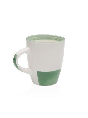 MUG O TAZA DE DESAYUNO MODELO ORBIS VERDE