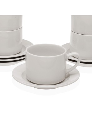 TAZA CON PLATO MODELO BLANCA 280ML