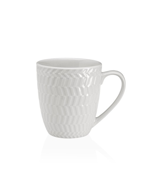 MUG OU MUG PETIT DÉJEUNER MODÈLE CHEVRON 350ML