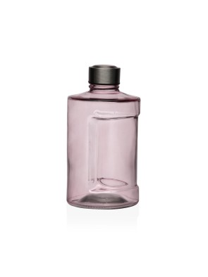 BOUTEILLE EN VERRE ROSE 900ML