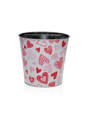 METALLIC FLOWER POT MODEL ENAMORA XL