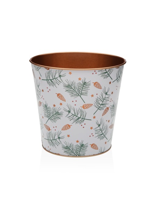 MACETA METALICA MODELO PINEA XL