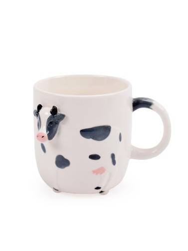 MUG OU MUG PETIT DÉJEUNER MODÈLE VACHE AVEC GAUFRAGE