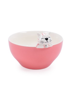 CAT PINK BREAKFAST BOWL