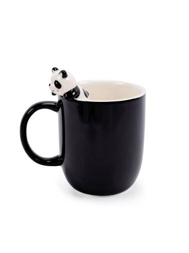MUG PANDA NOIR OU MUG PETIT-DÉJEUNER