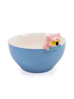 BOL DE PETIT-DÉJEUNER OWL BLUE