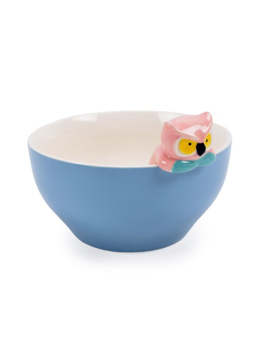 BOL DE PETIT-DÉJEUNER OWL BLUE