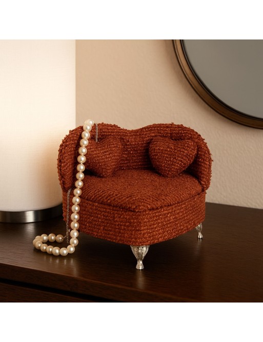 RED COLOR JEWELRY BOX SOFA SILHOUETTE MODEL RED COLOR JEWELRY BOX SOFA SILHOUETTE MODEL