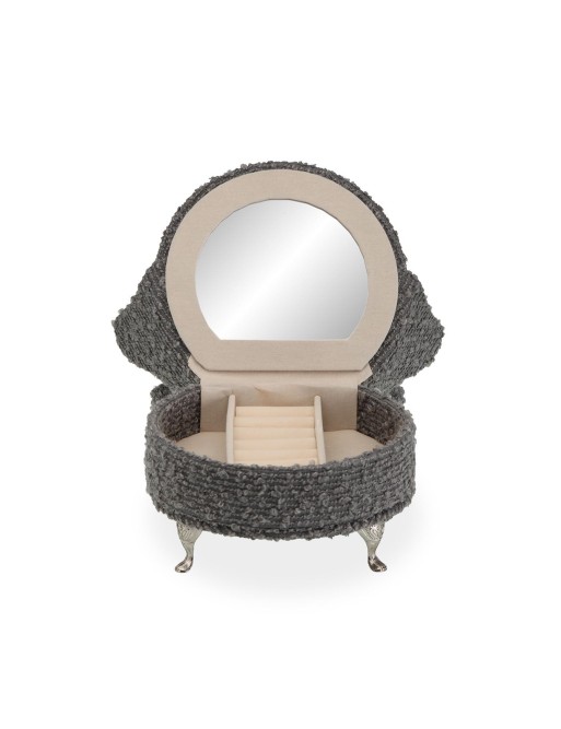 DARK GRAY JEWELRY BOX HEART SILHOUETTE MODEL