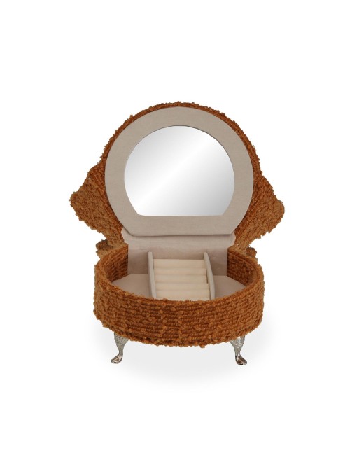 MUSTARD COLOR JEWELRY BOX HEART SILHOUETTE MODEL