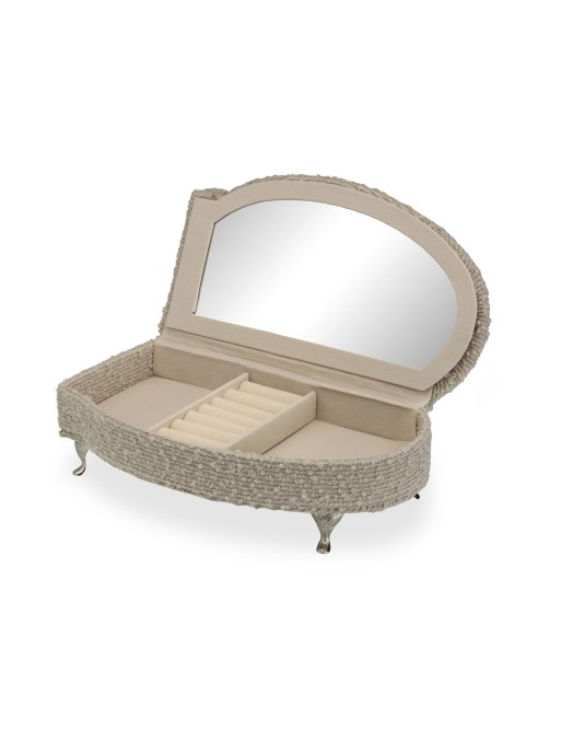 JOYERO COLOR GRIS CLARO MODELO CHAISE