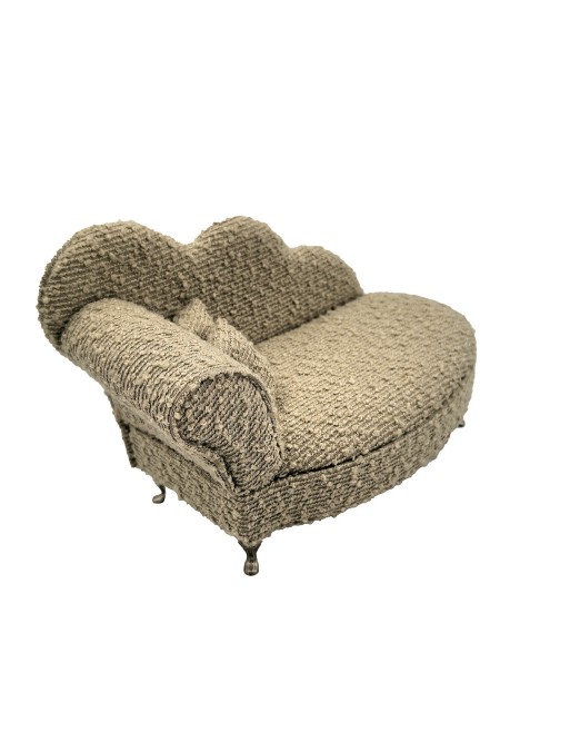 BOÎTE À BIJOUX GRIS CLAIR MODÈLE CHAISE