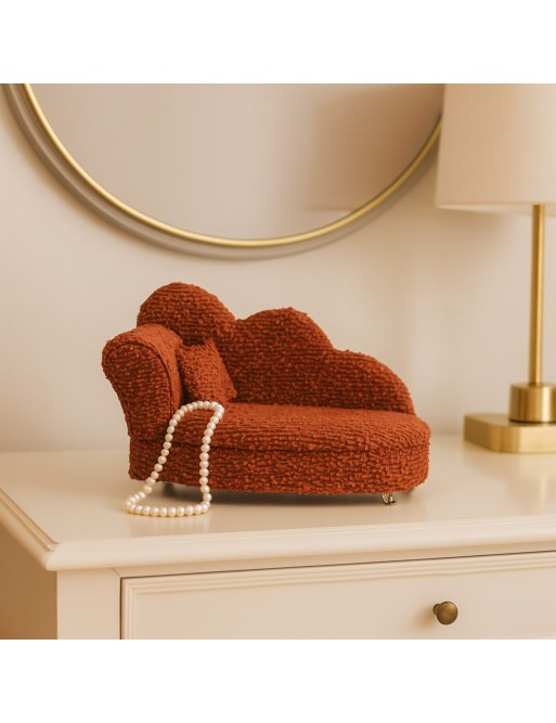 JOYERO COLOR ROJO MODELO CHAISE