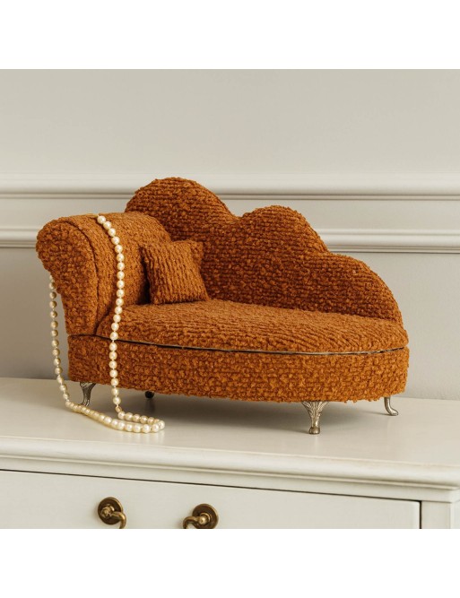 MUSTARD-COLORED JEWELRY BOX CHAISE MODEL MUSTARD-COLORED JEWELRY BOX CHAISE MODEL