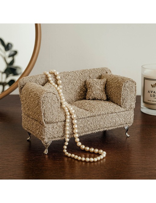 BOÎTE À BIJOUX GRIS CLAIR MODÈLE MIROIR