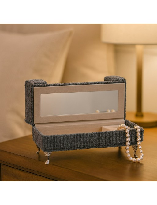 DARK GRAY JEWELRY BOX MIRROR MODEL DARK GRAY JEWELRY BOX MIRROR MODEL