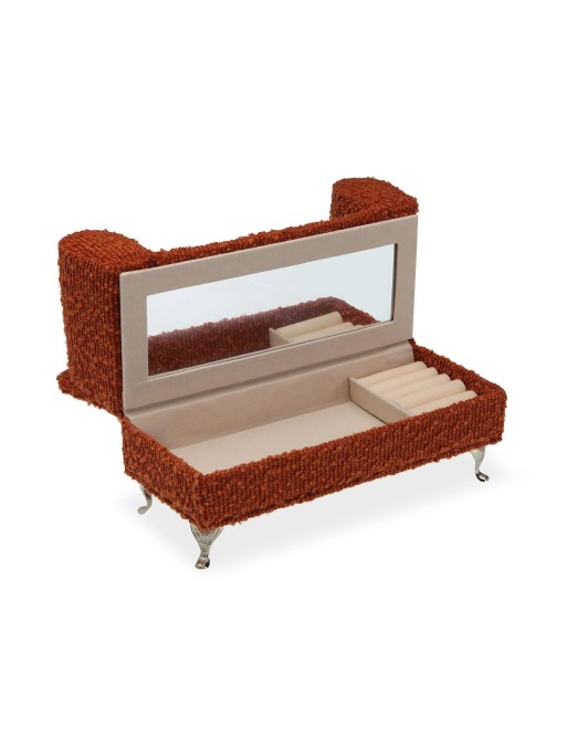 RED COLOR JEWELRY BOX MIRROR MODEL