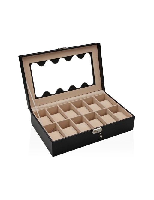 JEWELRY BOX FOR BLACK WATCHES CLOCK MODEL