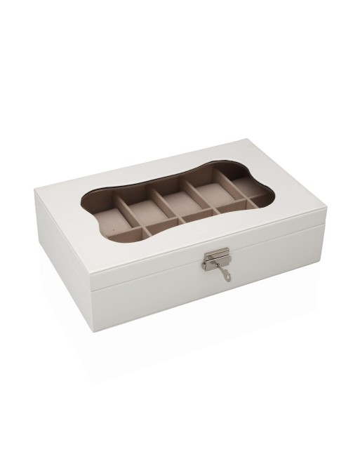 JEWELRY BOX FOR WHITE WATCHES MODEL CLOCK WHITE