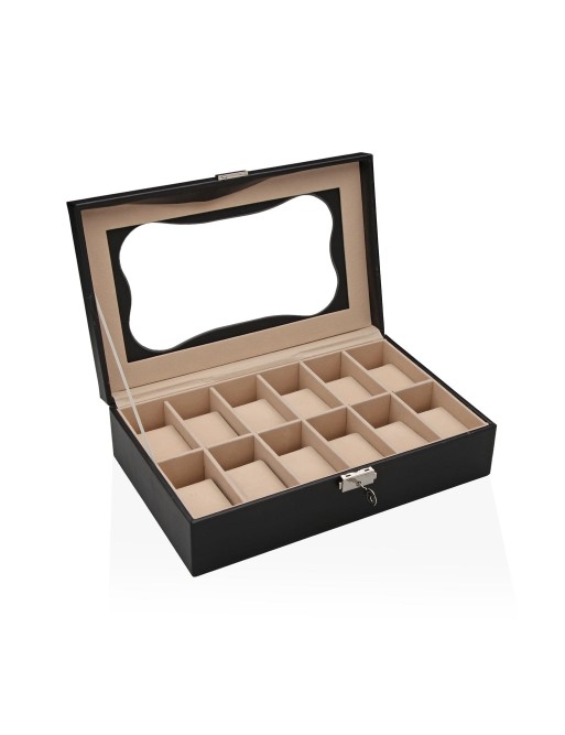 JEWELRY BOX FOR BLACK CLOCK WATCHES MODEL BLACK